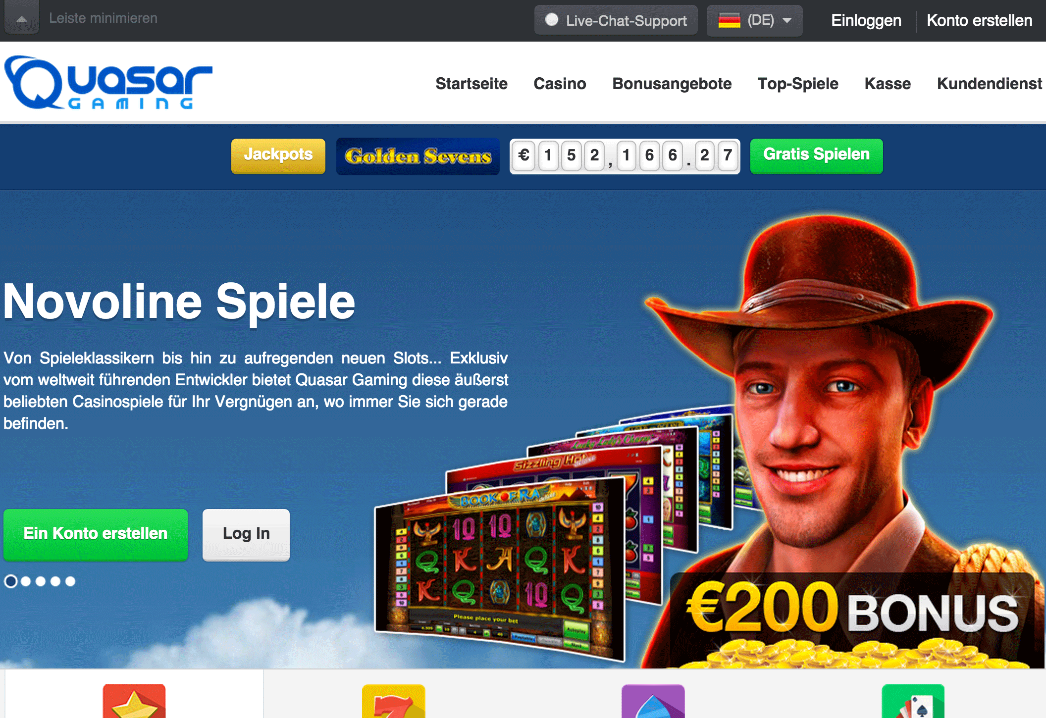 Quasar Casino Online